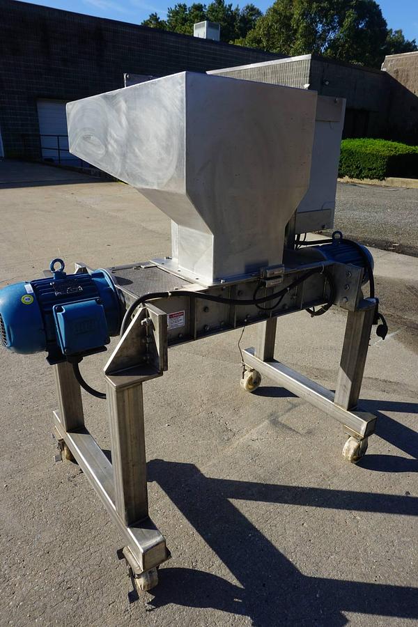 Used Atlantic Coast Crushers Two Roll Mustard Seed Crusher, Stainless