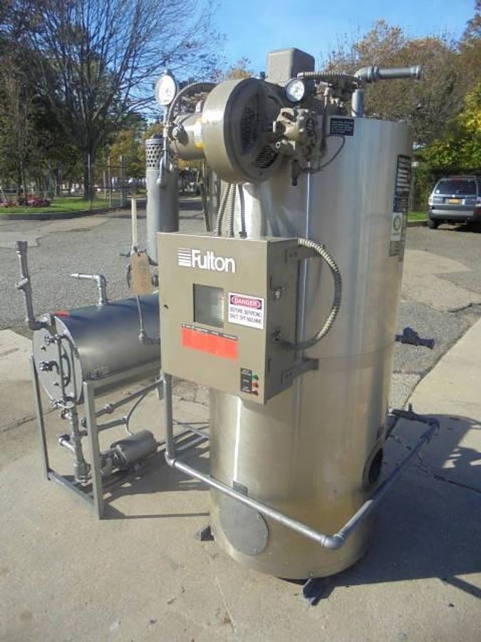 Used Fulton FB-015-A Fuel Fired Steam Boiler