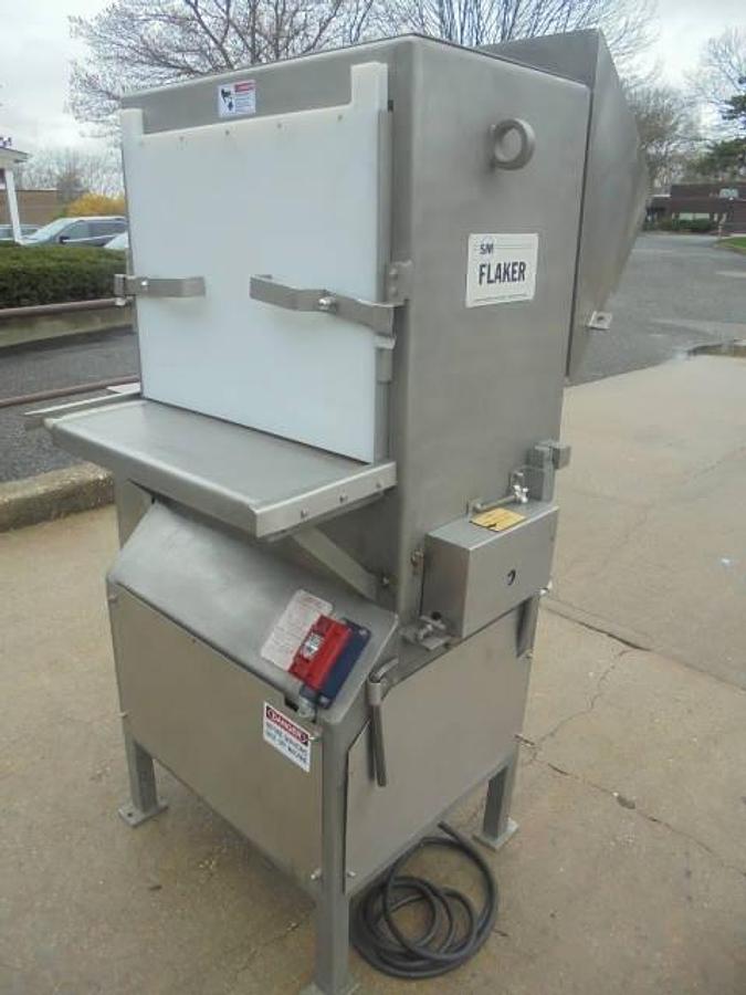 Used Genmac 3100 S/M Frozen Meat Flaker/Slicer, 10 HP