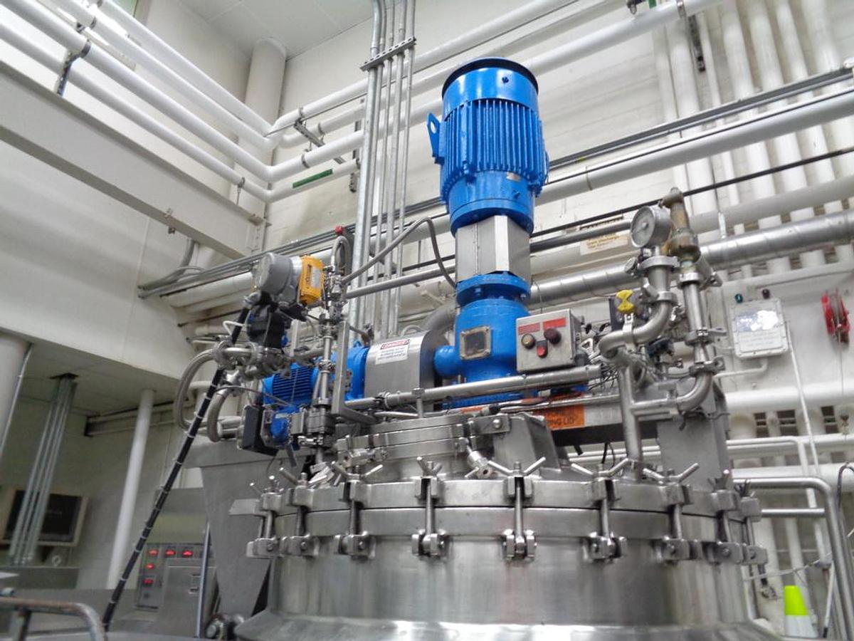 Used 250 Gal Greerco SS Triple Motion “Agi-Mix” Kettle-Reactor