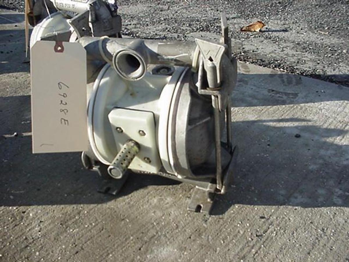Used Wilden M2 Air Operated Double Diaphragm Pumps, 316ss/Plastic
