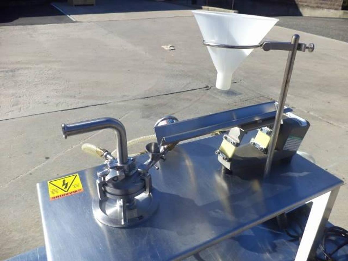 Used Jet Pulverizer “Micron-Master”” 2-inch Dia. Lab Pharmaceutical Jet Mill/Pulverizer, Stainless