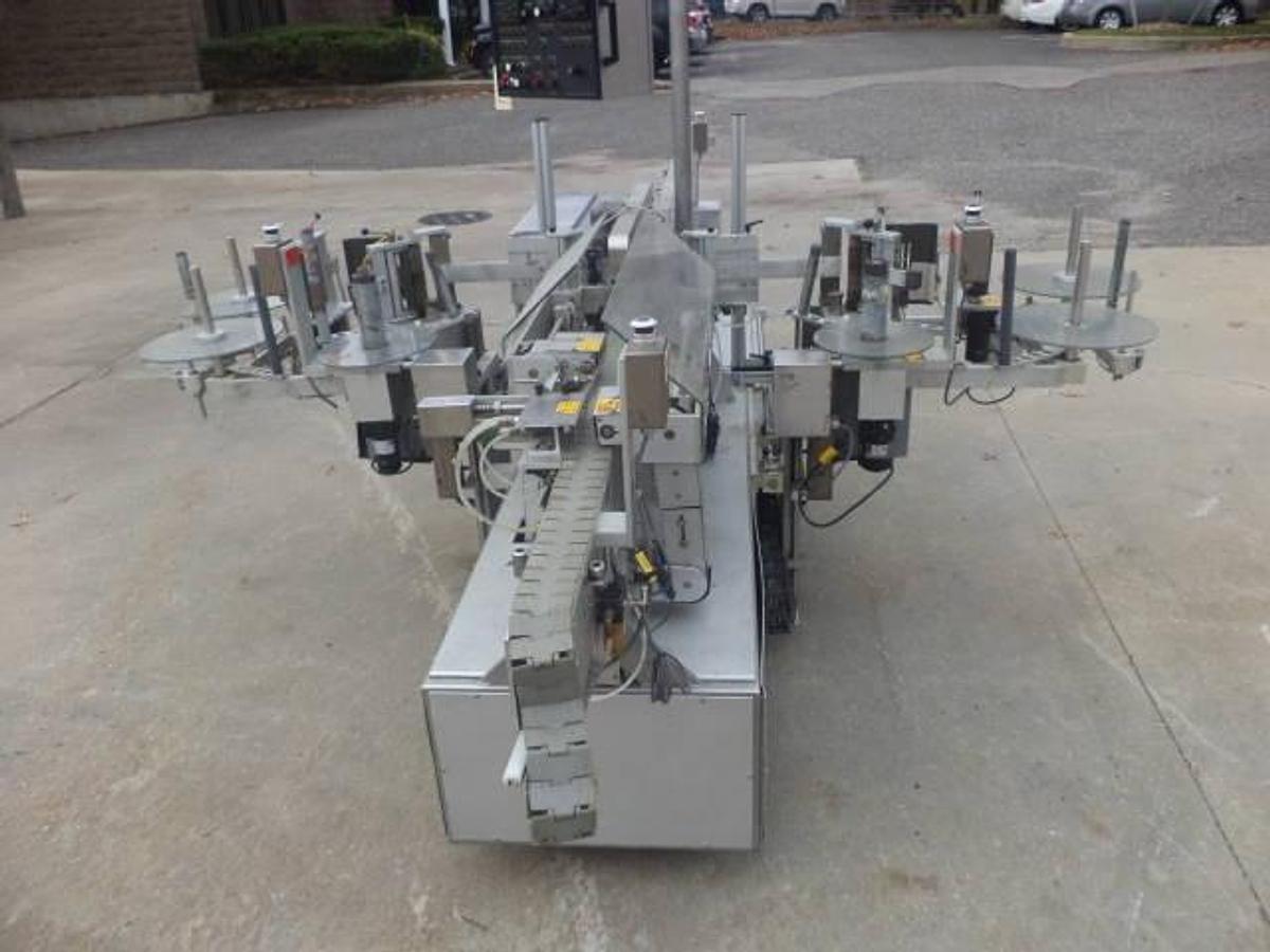 Used Accraply 350PVF Front & Back Pressure Sensitive Labeler–