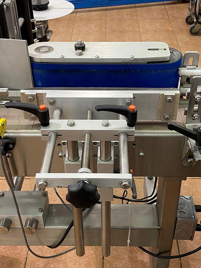 Used Quadrel “Moduline” Automatic Pressure Sensitive Wraparound Labeler