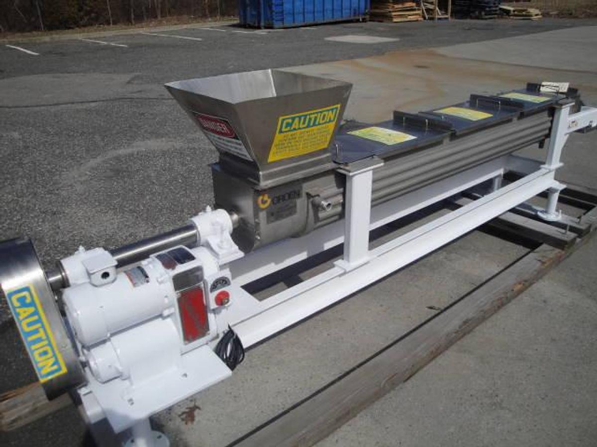 Used Groen 9″ Diameter Stainless Jacketed Continuous Screw Blender/Cooker/Coater