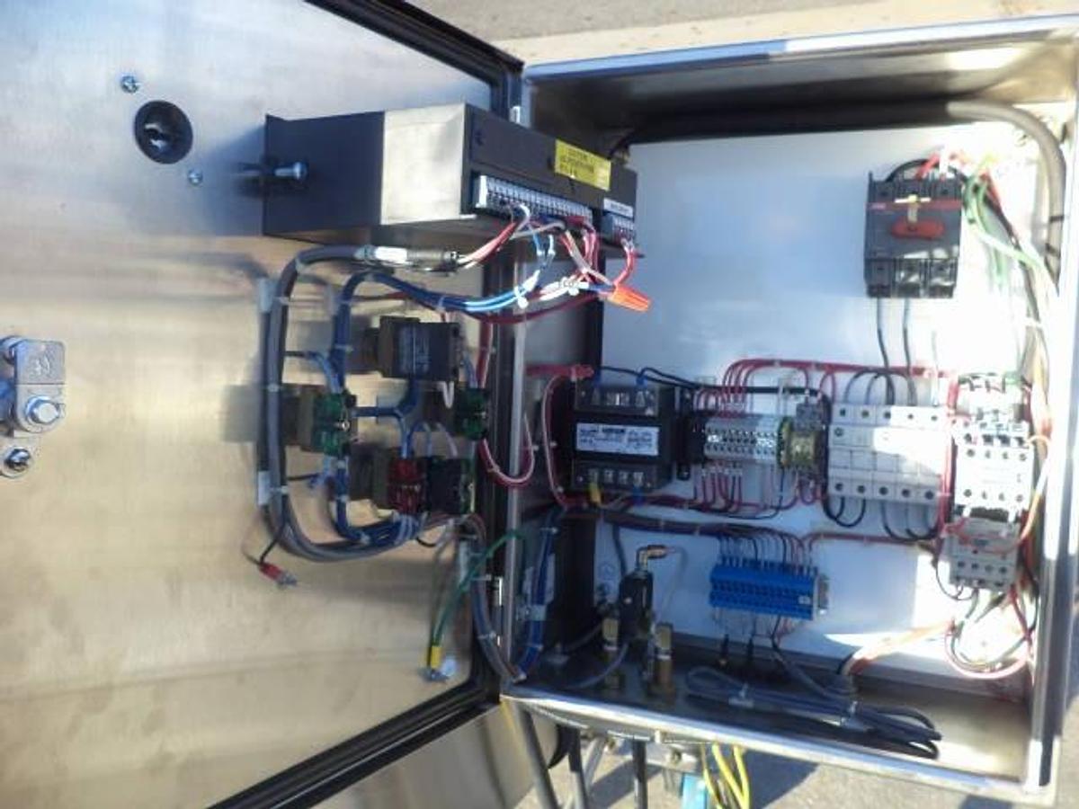 Used 30 Gallon Scott Turbon Mixer, SS vertical tank, Portable