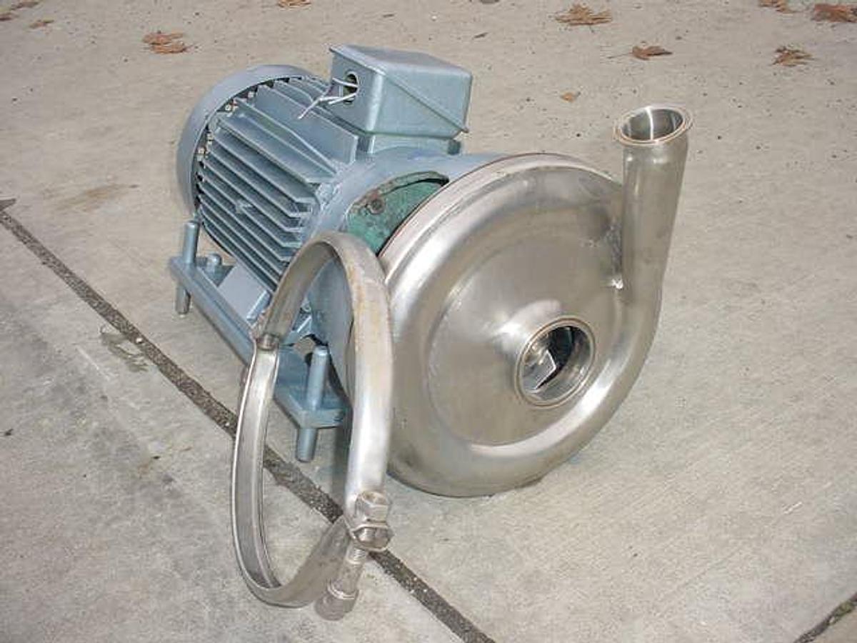 Used G & H  3″ X  2″” Stainless Sanitary Centrifugal Pump