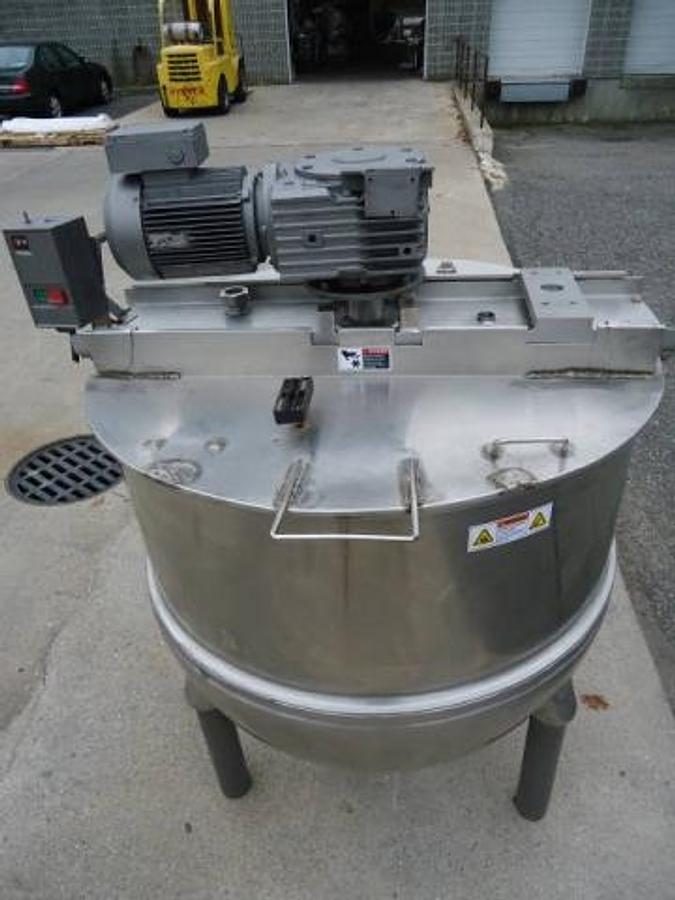 Used 200 Gallon Groen Stainless Steel Scraper Agitated Kettle, 100  Psi Jacket