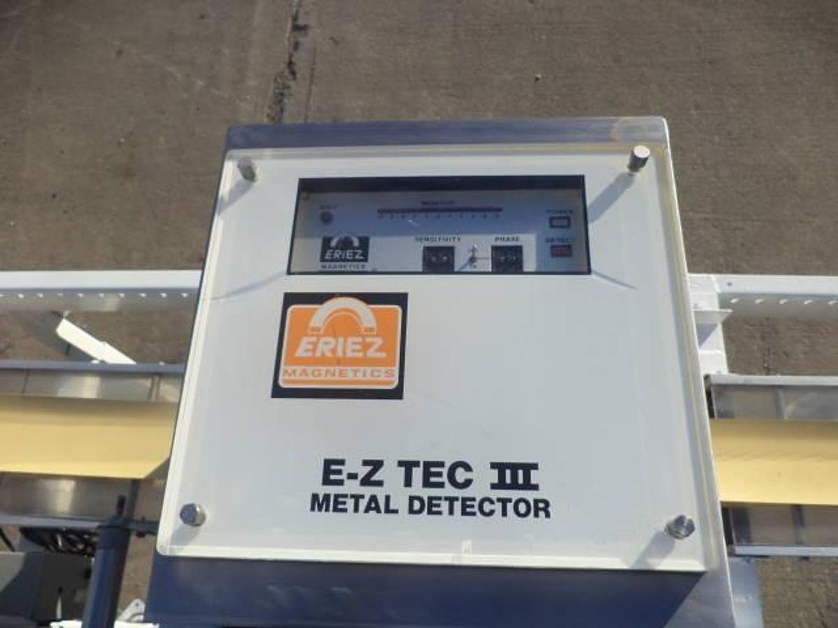 Used Eriez E-Z TEC III Metal  Detector, 4-1/2 in. Wide  X 7 in. High Aperture