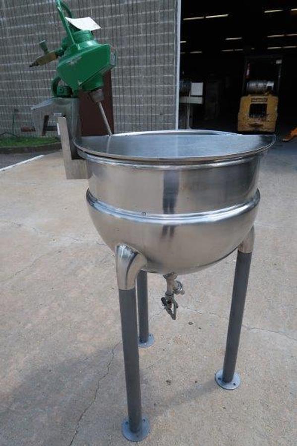 Used 30 Gallon Hamilton SS Kettle, 40PSI Jacket