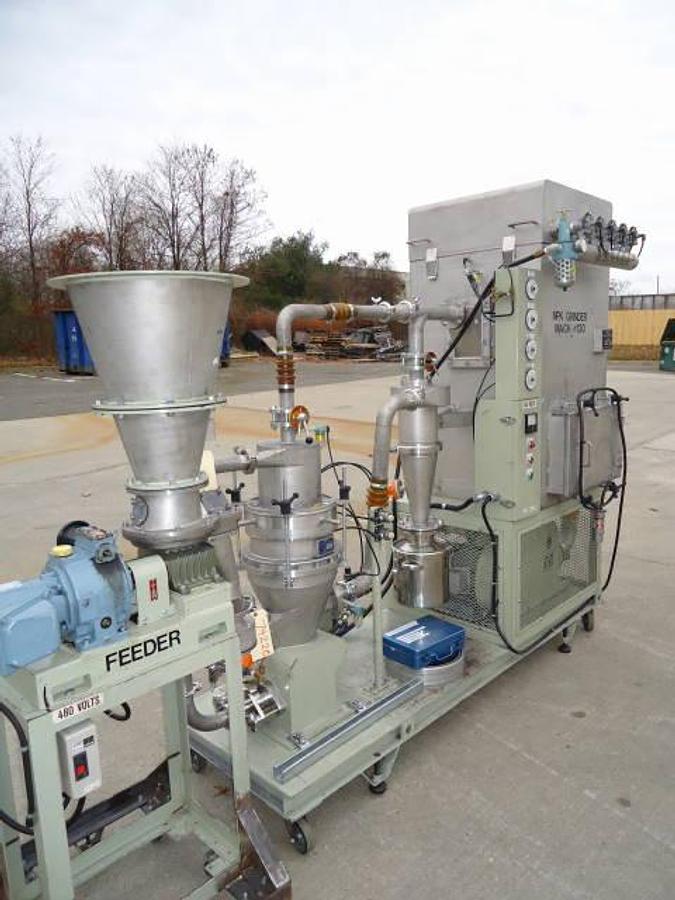 Used Npk Pilot Plant “Supersonic” Stainless Jet Mill With Dust Collector