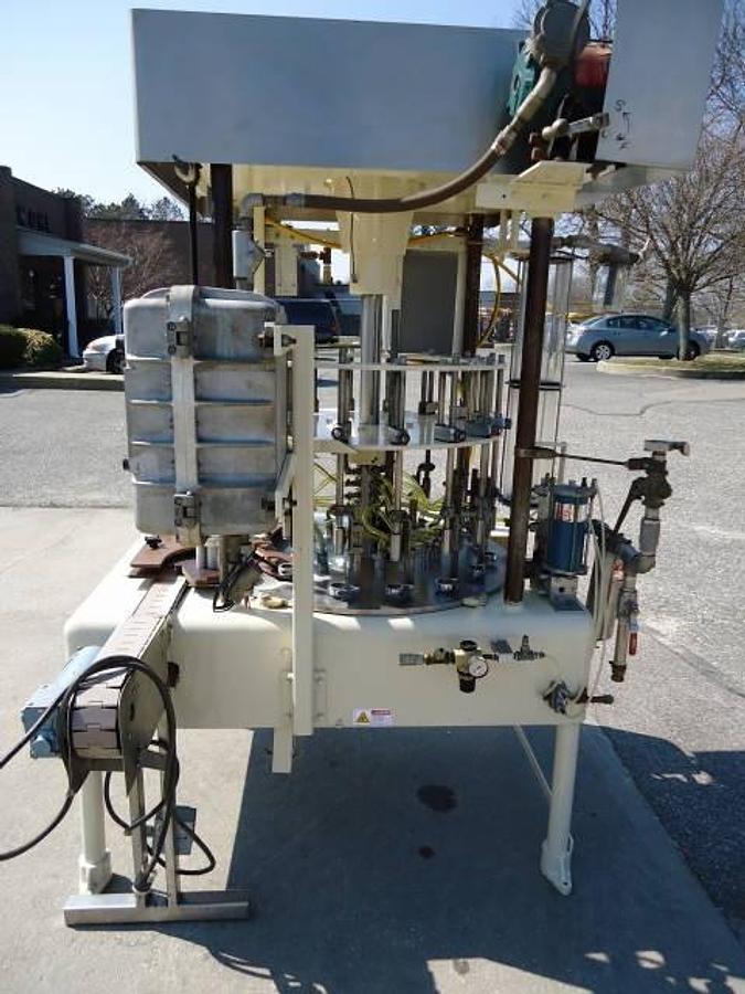 Used Mrm/Elgin 16 Spout Rotary Liquid Filler, Explosion Proof