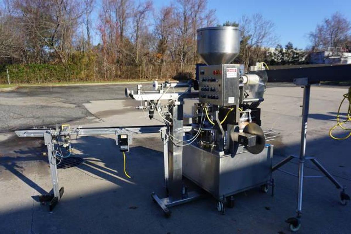 Used Autoprod RO-A7 HS Rotary Fill/Seal/Cap System, 40 Per Minute