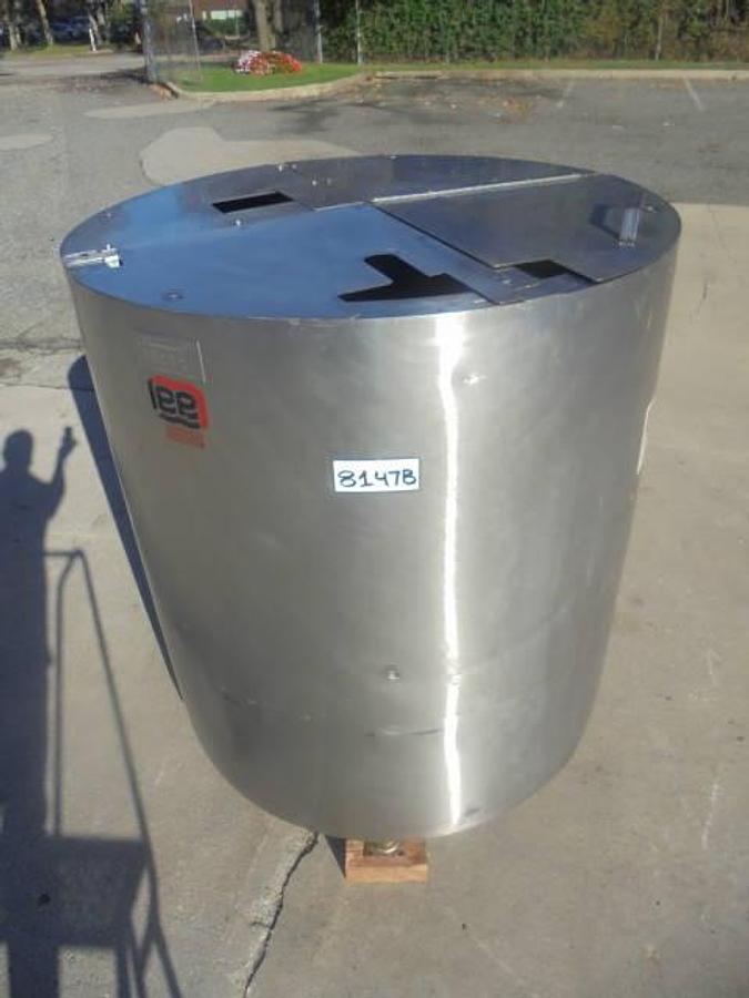 Used 400 Gallon Lee SS Jacketed Kettle, 100 PSI Jacket