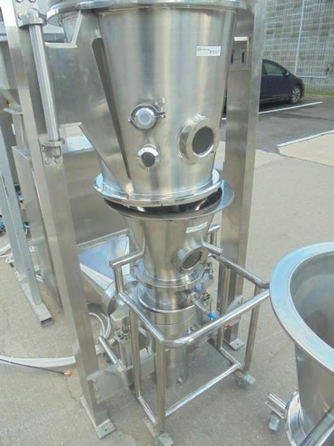 Used FLP-5 Stainless Lab Fluid Bed Granulator/Pelletor/Coater/Dryer