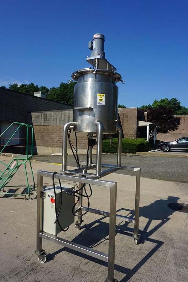 Used 30 Gallon SS Self-Contained Electric Jacketed Mix Tank/Kettle
