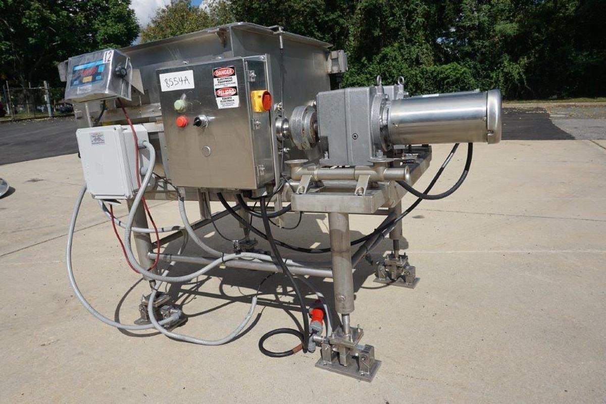 Used Rietz RS-15 Twin Shaft Screw Blender, Load Cells
