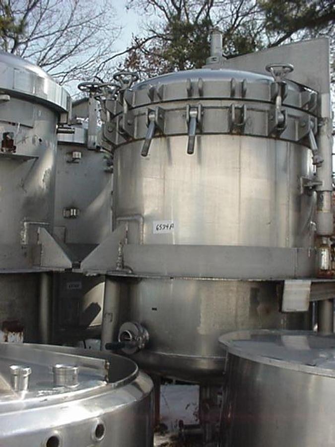 Used Niagara 48″ Dia. Ss Vertical Pressure Leaf Filter