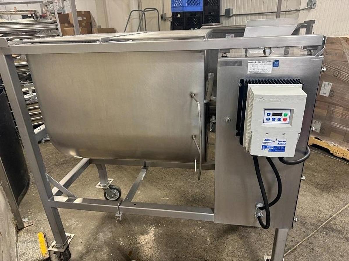 Used Daniels 500 Lb. Capacity SS Meat Mixer/Blender, Variable Speed
