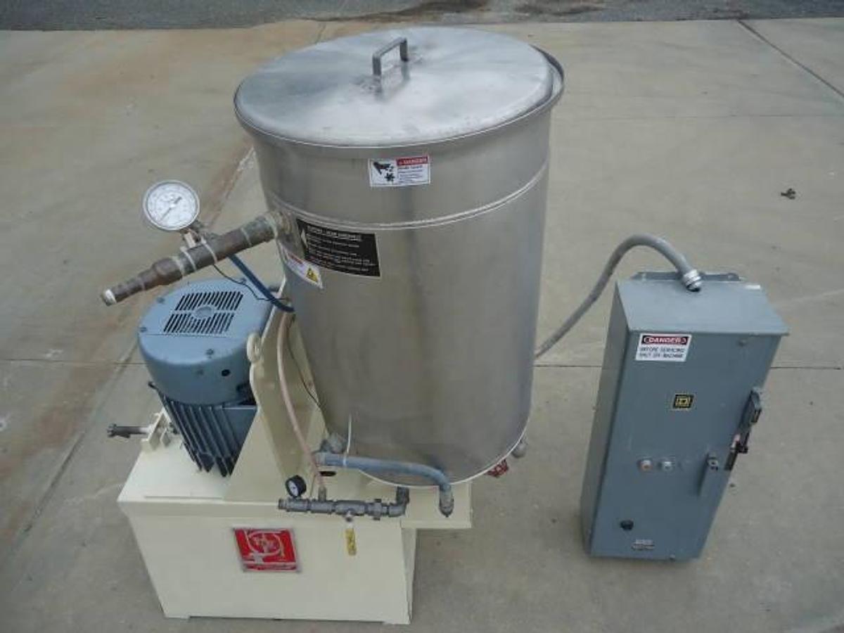 Used 60 Gallon Kady Mill, Stainless Steel, Jacketed, 30 Hp