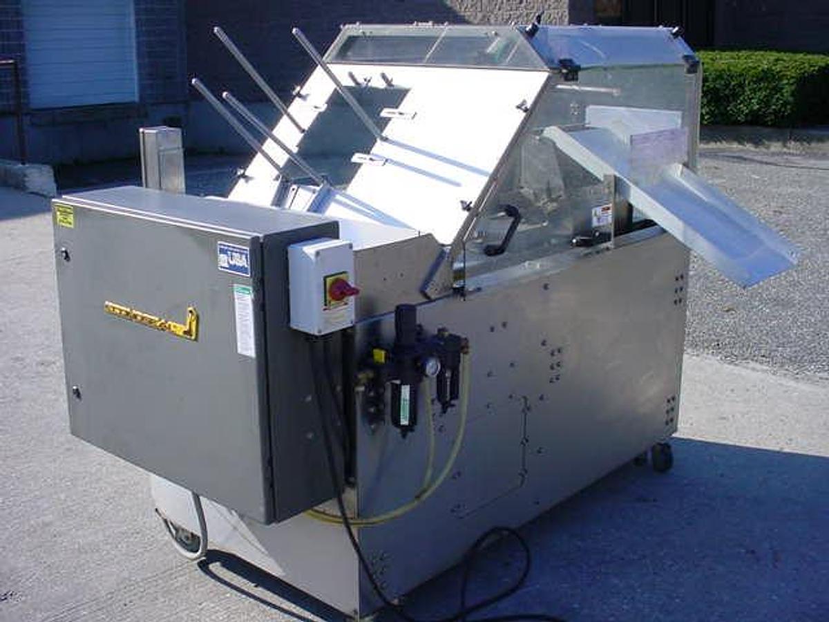 Used Econoseal E-2000 Auto Cartoner With Hot Melt, Stainless