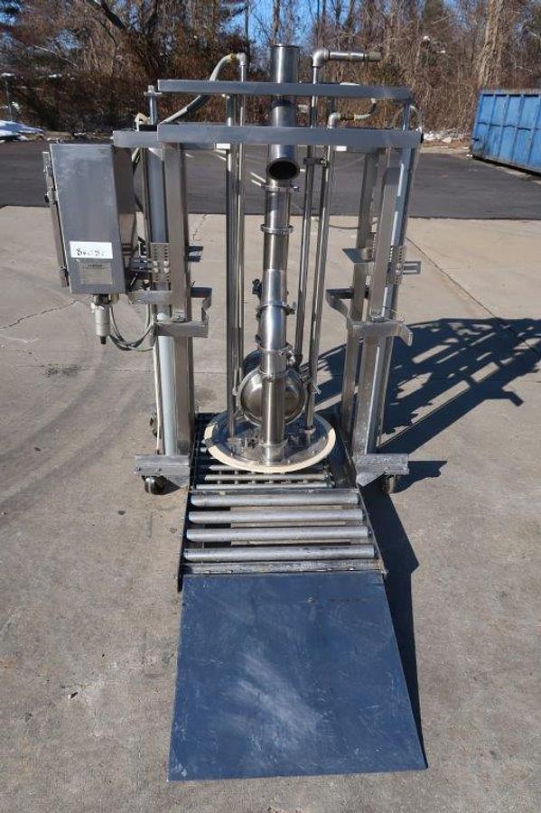 Used Murzan “DUS-50M” Stainless Drum Unloading System, Portable