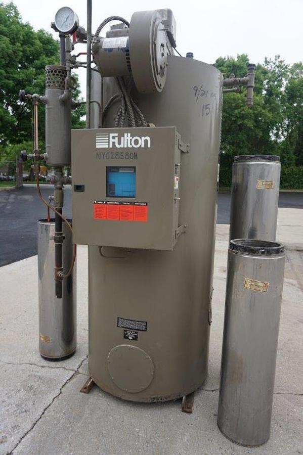 Used Fulton FB-015-A Fuel Fired Steam Boiler, Natural Gas