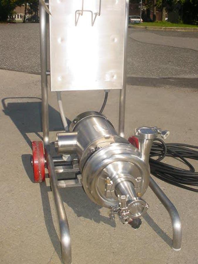 Used Alfa Laval “Lkh” Stainless Steel Sanitary Centrifugal Pump, Wash Down Motor