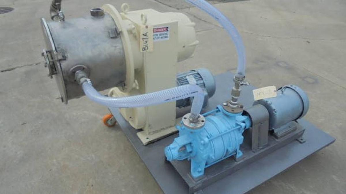 Used Cornell D16 Stainless Steel Versator, Variable Speed drive