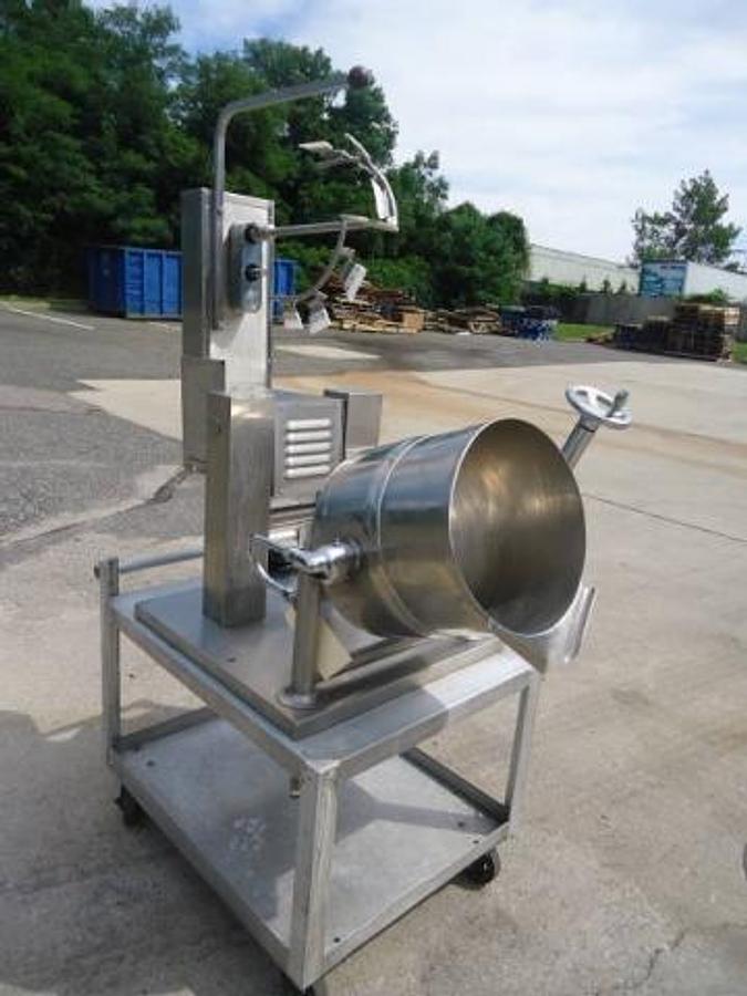 Used 10 Gallon Groen Stainless Scraper Agitated Kettle, 45 Psi