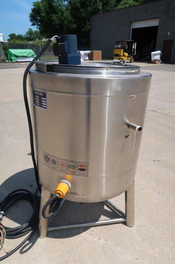 Used 25 Gallon SS Self-Contained Electric Mix Tank, Jacketed
