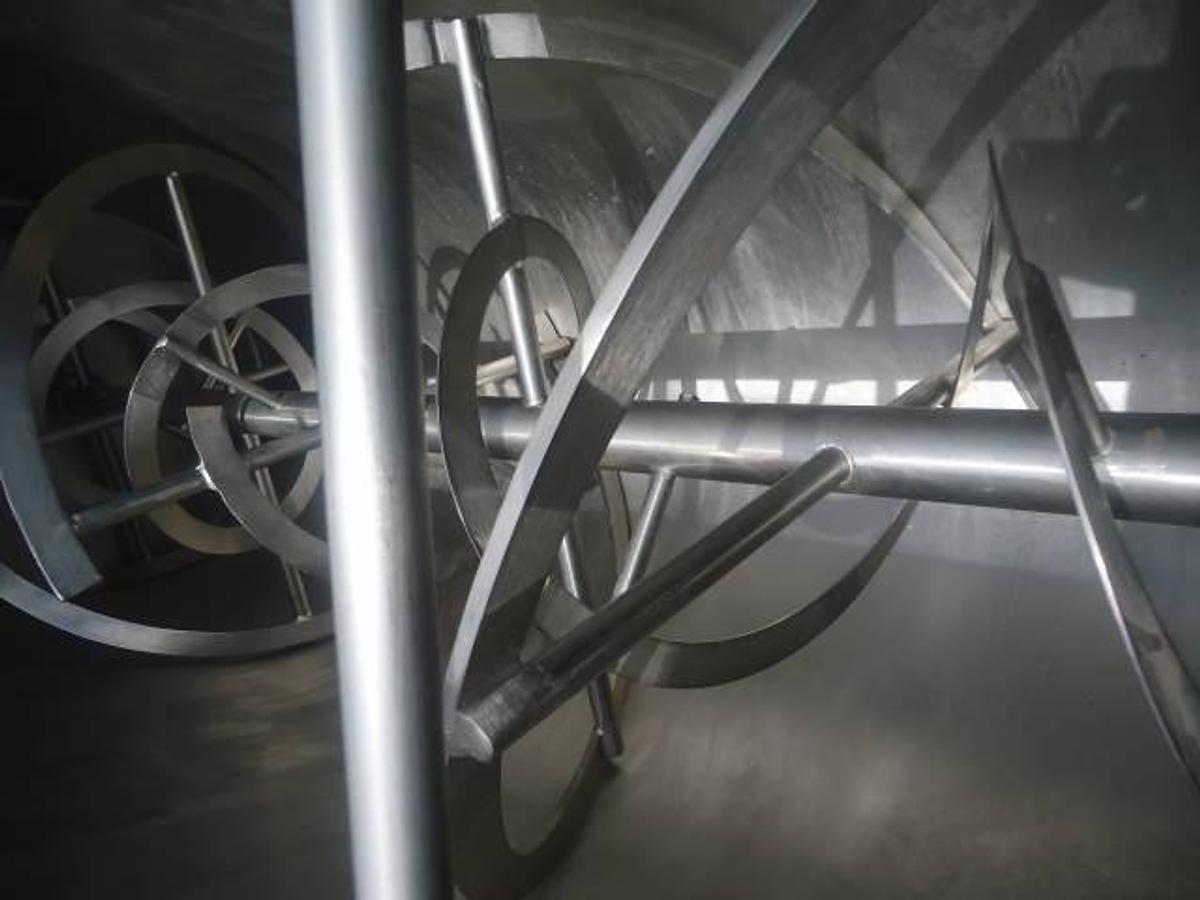 Used 36 Cu.ft. Day Stainless Steel Double Ribbon Blender, 10 Hp Motor