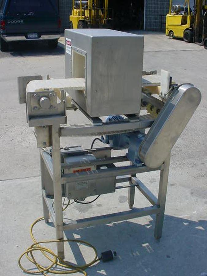Used Lock Metalchek 9 Conveyorized Metal Detector, Approx. 10″ W X 6-1/2″ H