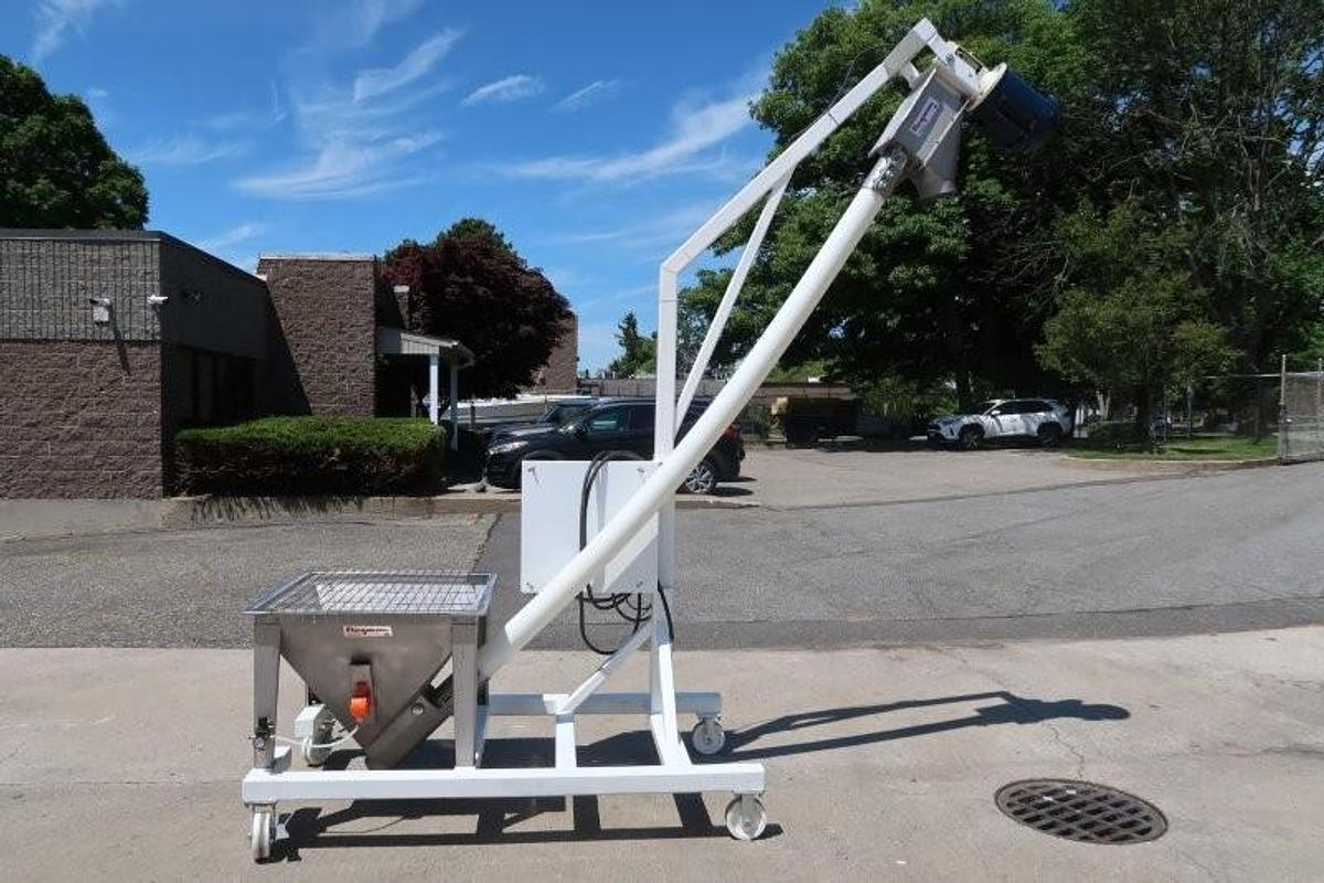 Used Flexicon Flexible Screw Conveyor, Portable