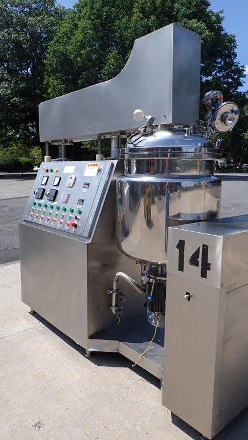 Used 100 Liter Triple Motion Jacketed Kettle/Reactor