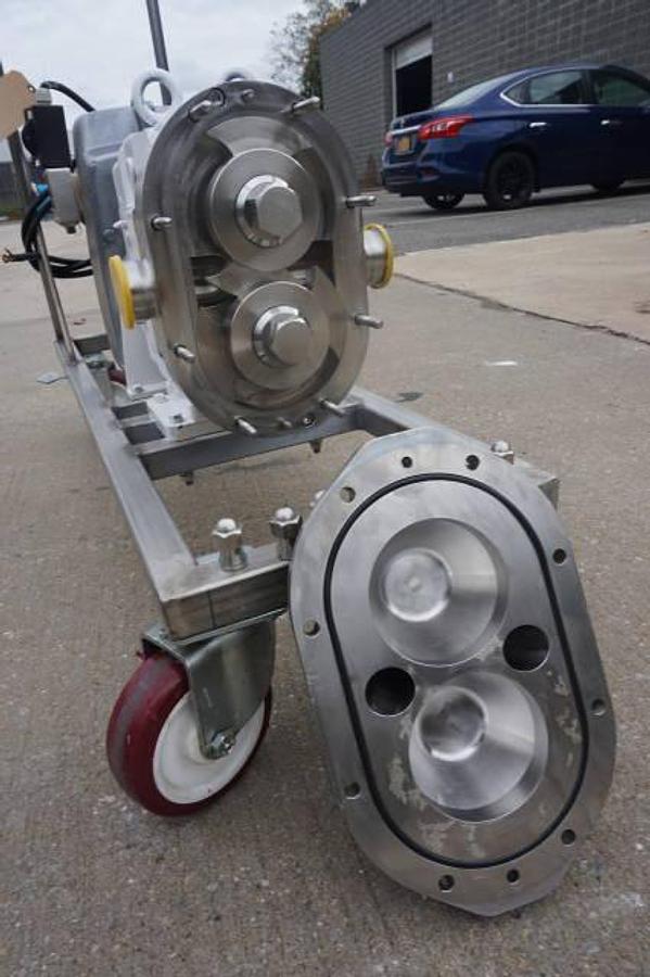 Used Wright 0450 Stainless Steel Positive Displacement Pump, Portable