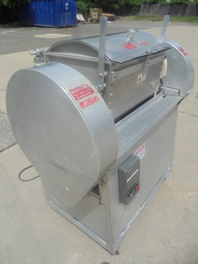 Used Lombi 50 Lb. Double Arm Pasta Dough Mixer, Tilt Discharge on Casters