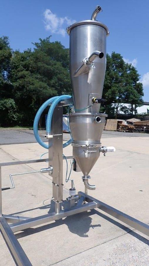 Used Quadro Vac Sanitary Pneumatic Conveyor, Portable