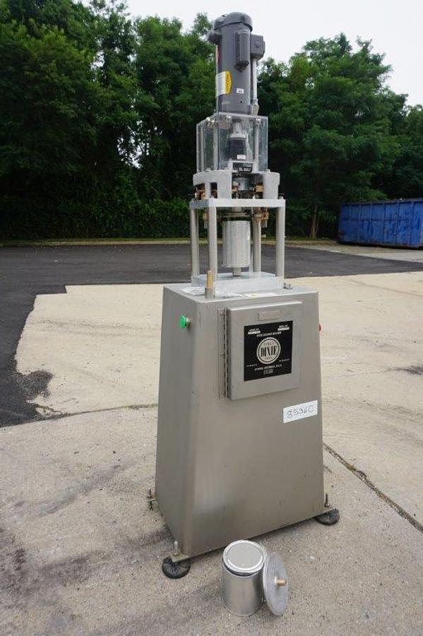 Used Dixie UD-AL Heavy Duty Can Closing Machine, 401 and 502 diameter parts