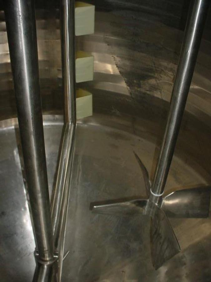 Used 1,000 Gallon Walker Dual Action Jacketed Scraper Processor/Kettle, 316l Stainless