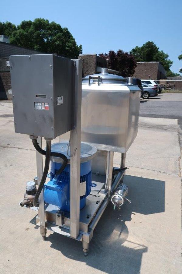 Used Breddo 50 Gallon SS Jacketed Likwifier, VFD