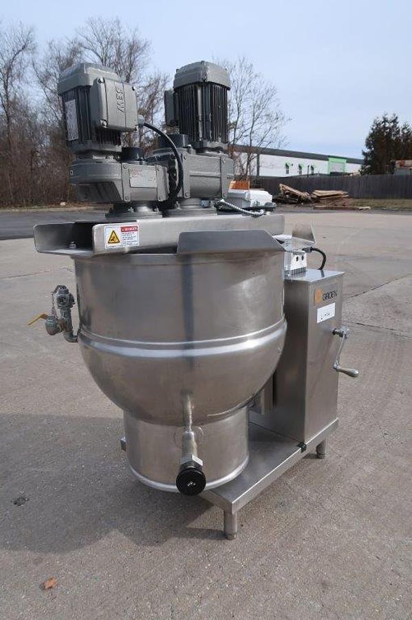 Used 40 Gallon Groen DEE/4 SS Self-Contained Electric Twin Action Mix Kettle