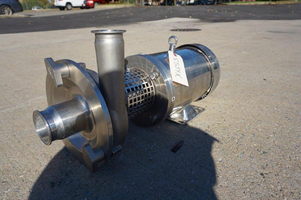 Used Ampco 3 In. X 2 In. Stainless Steel Centrifugal Pump, 5 HP