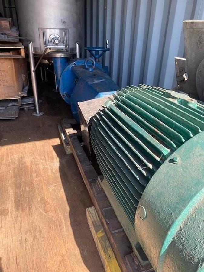 Used Siefer 200 HP Inline Colloid Mill for Asphalt Emulsions and Grease