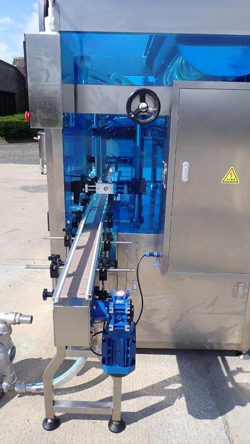 Used Metica Automatic Filling Line, up to 16 Oz. Bottles