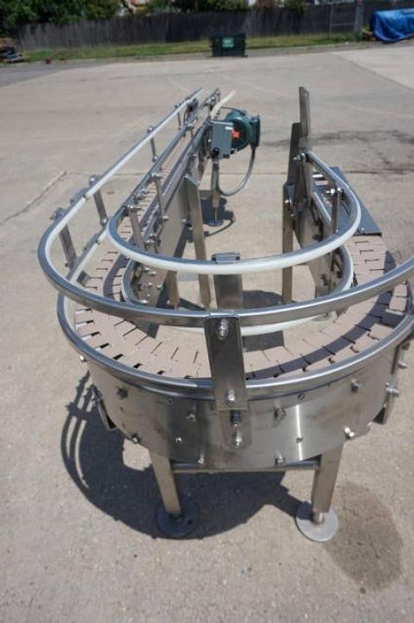Used “U” Shaped Conveyor, Stainless Steel