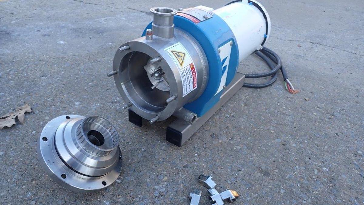 Used Silverson 275LS SS Inline High Shear Mixer, 2HP