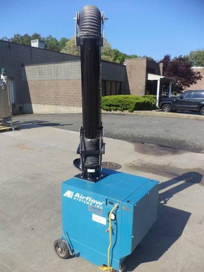 Used Airflow PCH-1 Portable Dust Collector, with E-Z Arm Extractor Arm
