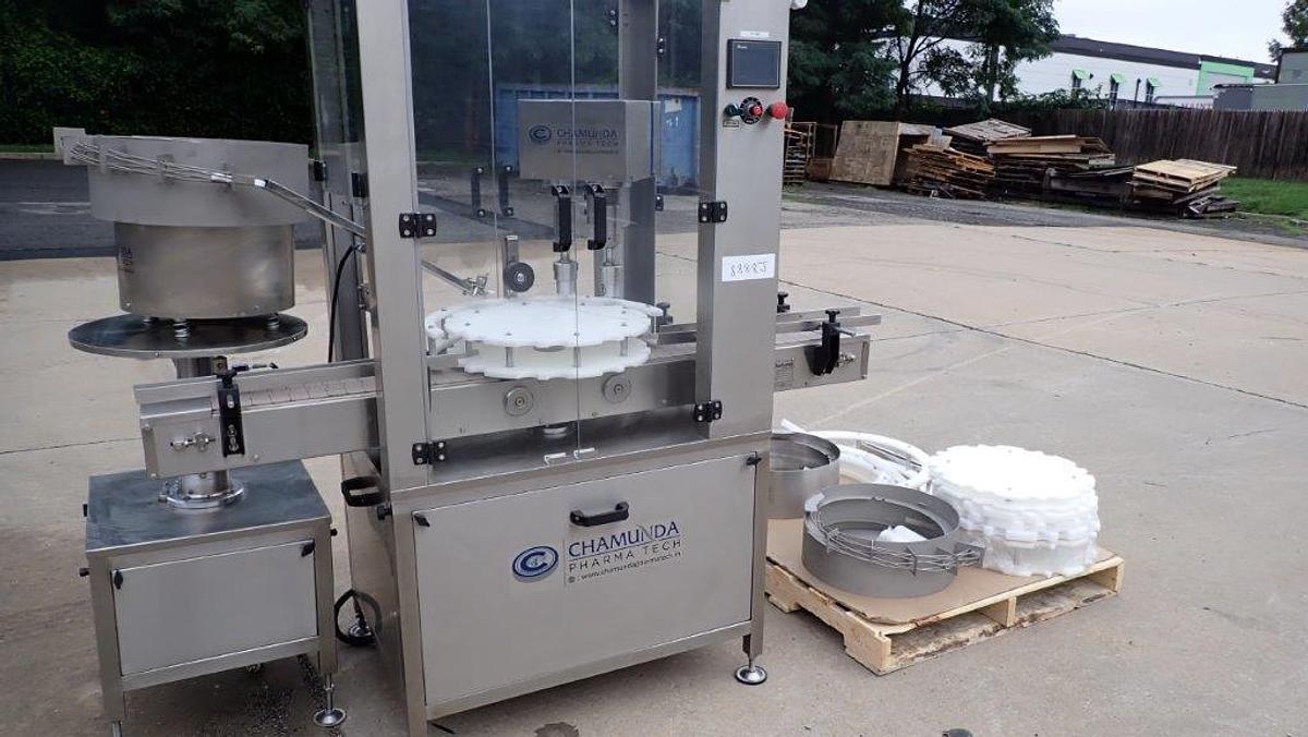 Used Chamunda Pharmatech Auto Screw Capper, 50 Per Minute