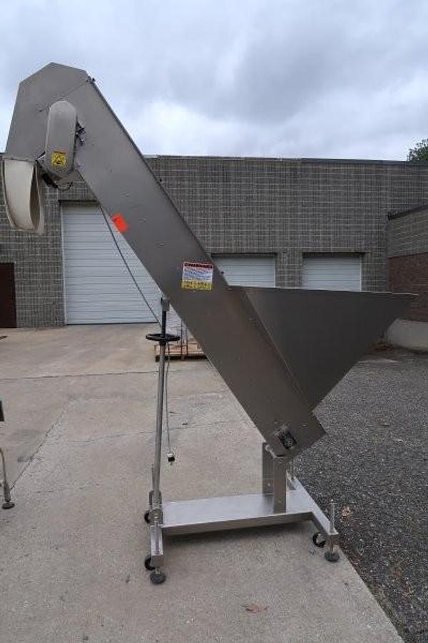 Used Kaps-All FS-B Inclined Cleated Belt Escalator/Cap Elevator